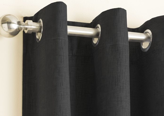 Vogue Eyelet, Black - Ready Made Curtains - Image 9